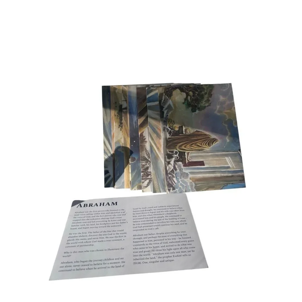 Abraham The Man And The Character A Nine Piece Puzzle By Artist Gadi Dadon
